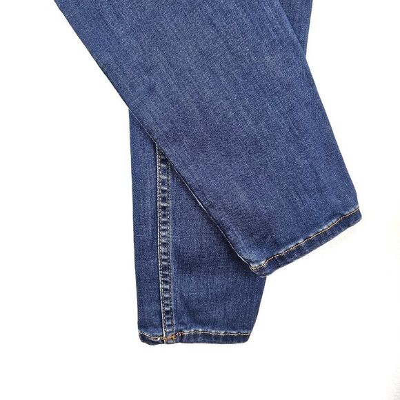 FREE PEOPLE Distressed Women's Medium Wash High Rise Ankle Skinny Jeans Size 26R - Picture 4 of 7